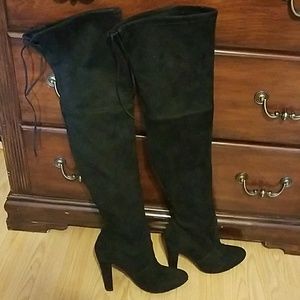 Steve Madden Suede Over The Knee Boots